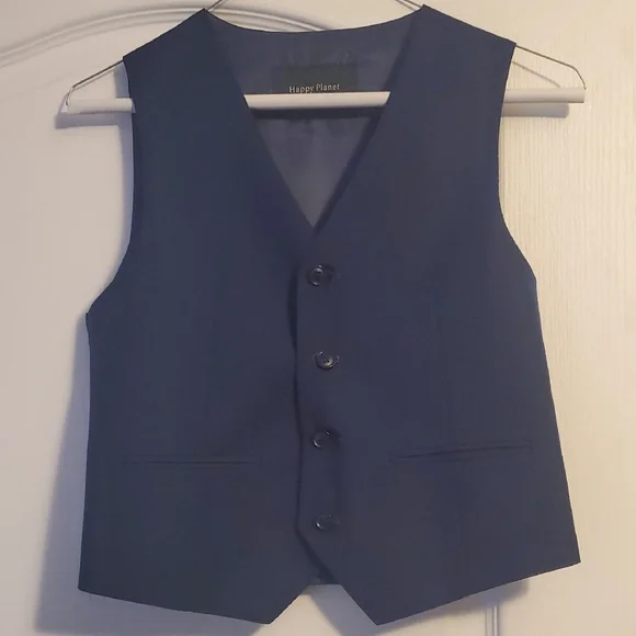 Boy's Navy Blazer Suit - Picture 7 of 9